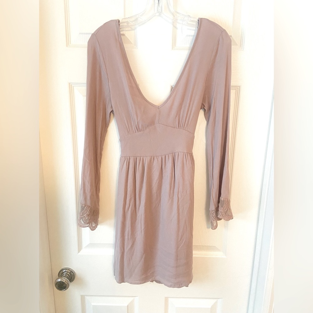 Altar’d state mauve dress with lace